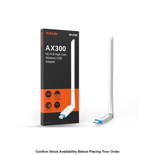 TENDA ADAPTOR, USB AX300 WI-FI 6 HIGH GAIN WIRELESS - Guards On Duty Shop