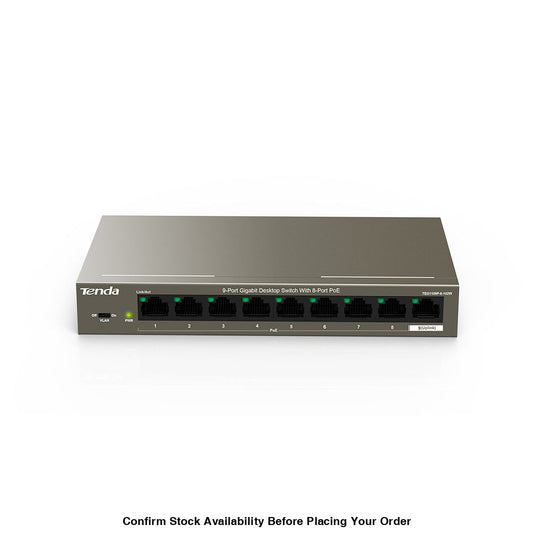 TENDA DESKTOP SWITCH GIGABIT 8 PORT - Guards On Duty Shop