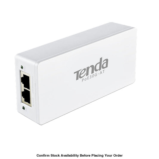 TENDA POE ADAPTER INJECTOR,GIGABIT - Guards On Duty Shop