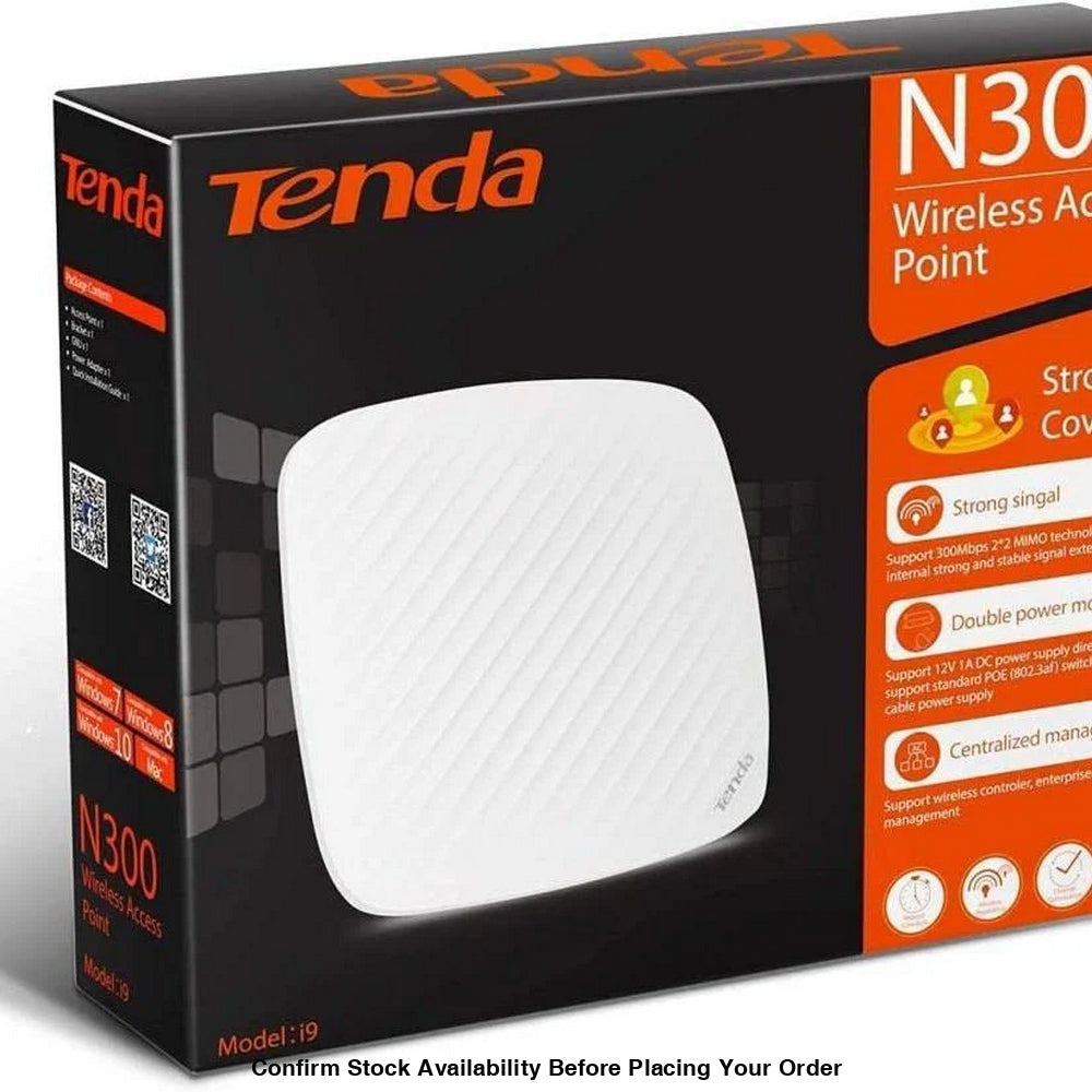 TENDA CEILING AP,300MBPS 25 USER SME ACCESS POINT - Guards On Duty Shop