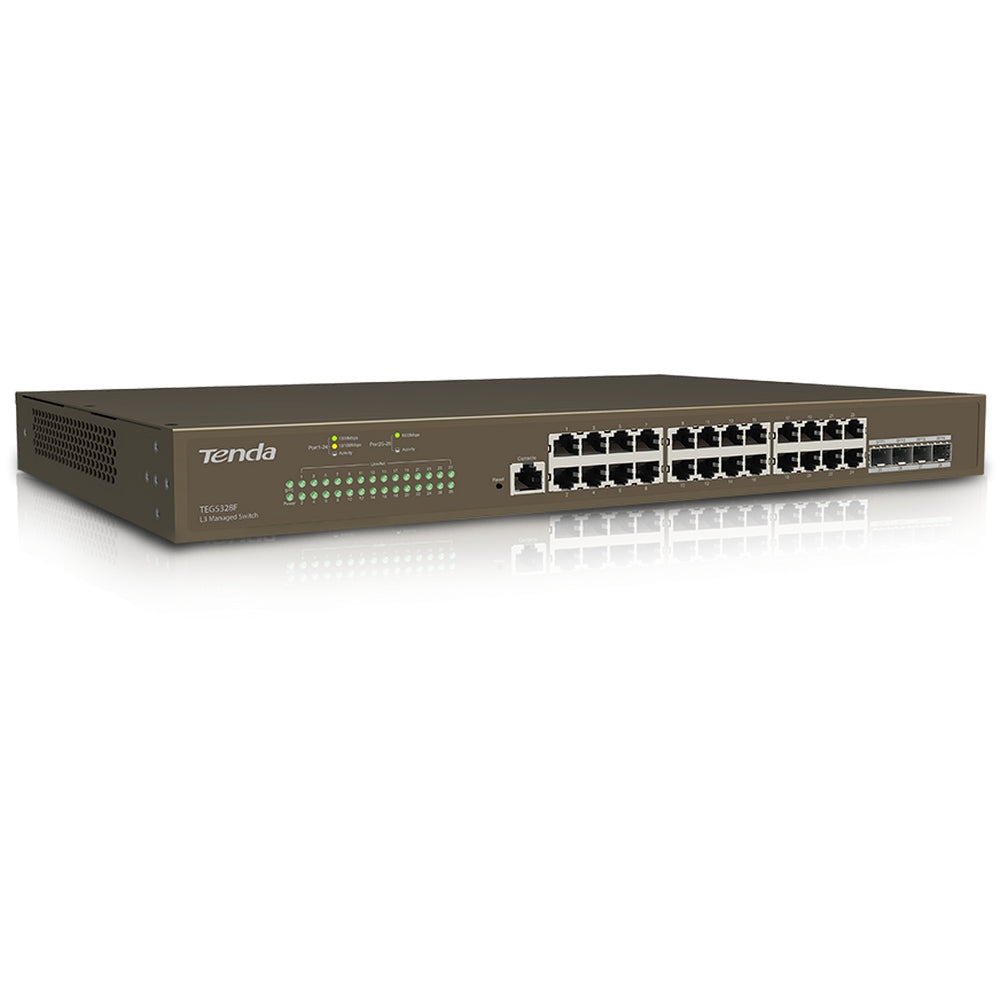 TENDA LAYER 3 RACKMOUNT/DESKTOP SWITCH 24 PORT - Guards On Duty Shop