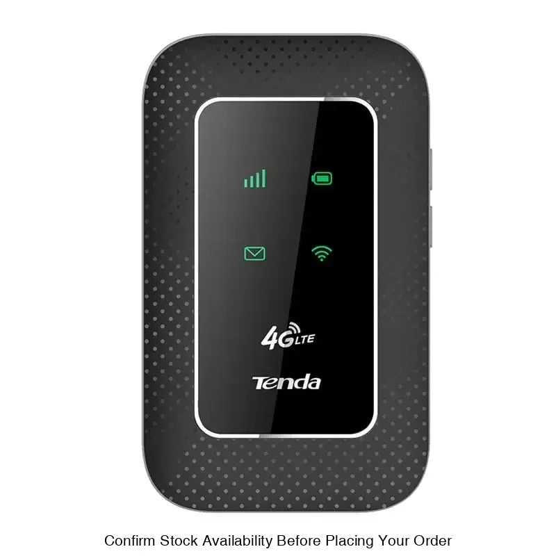 TENDA MOBILE LTE ROUTER, CATEGORY 4 150MBPS MI-FI ROUTER