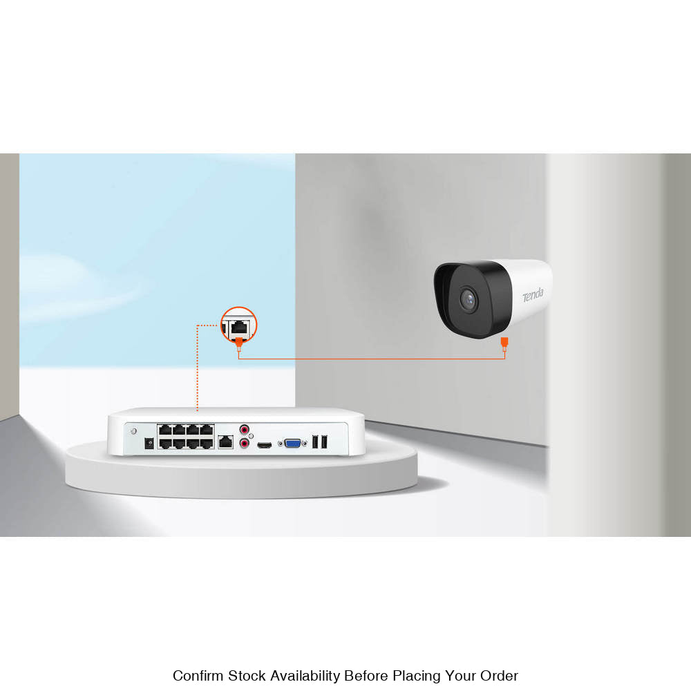 Tenda N6P-8H 8-Channel PoE HD Network Video Recorder