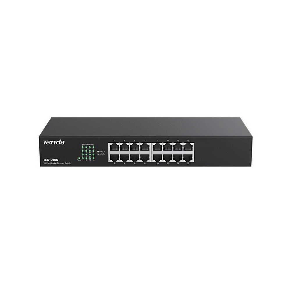 TENDA RACKMOUNT/DESKTOP SWITCH 16 PORT - Guards On Duty Shop