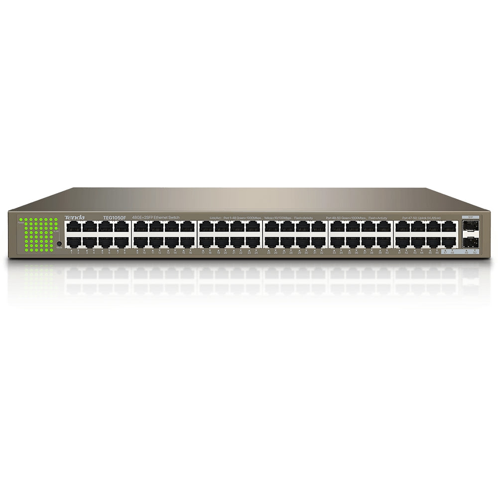 TENDA RACKMOUNT/DESKTOP SWITCH 48 PORT - Guards On Duty Shop