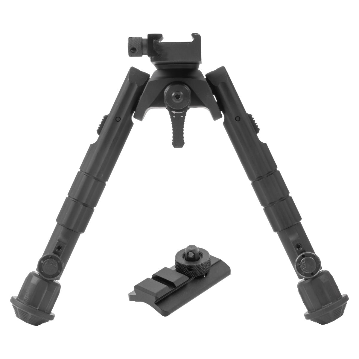 UTG Recon 360 Bipod - 6.69 to 9.12 inch Center Height, Picatinny (38-542)