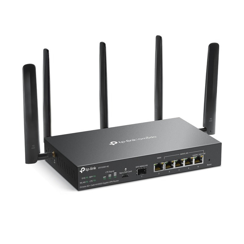 TP-Link OMADA 4G CAT-6 AX3000 GBE VPN Router