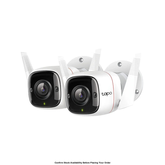 TP-Link TAPO C310P2 3MP Outdoor IP Camera Twin Pack - Tplink Tapo Camera