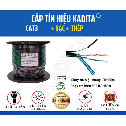 4 Core Pure Copper 100M Cable
