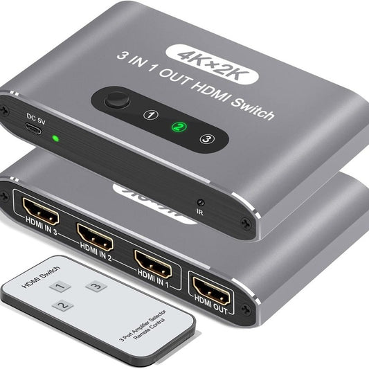 4K Hdmi Switch 3 X 1