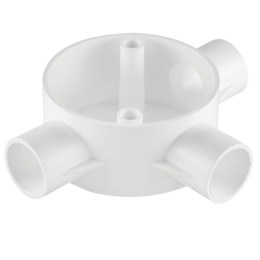 25MM 3 WAY PVC Round Side Entry