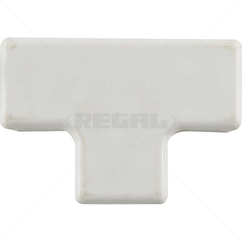 Trunking PVC - 16 x 16 Flat Tee - White