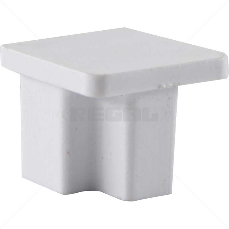 Trunking PVC - 16 x 25 End Cap - White