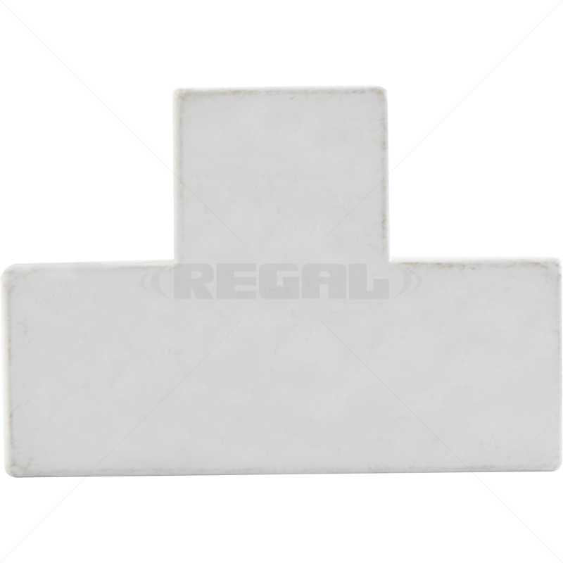 Trunking PVC - 16 x 25 Flat Tee - White
