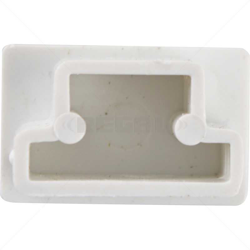 Trunking PVC - 40 x 40 End Cap - White