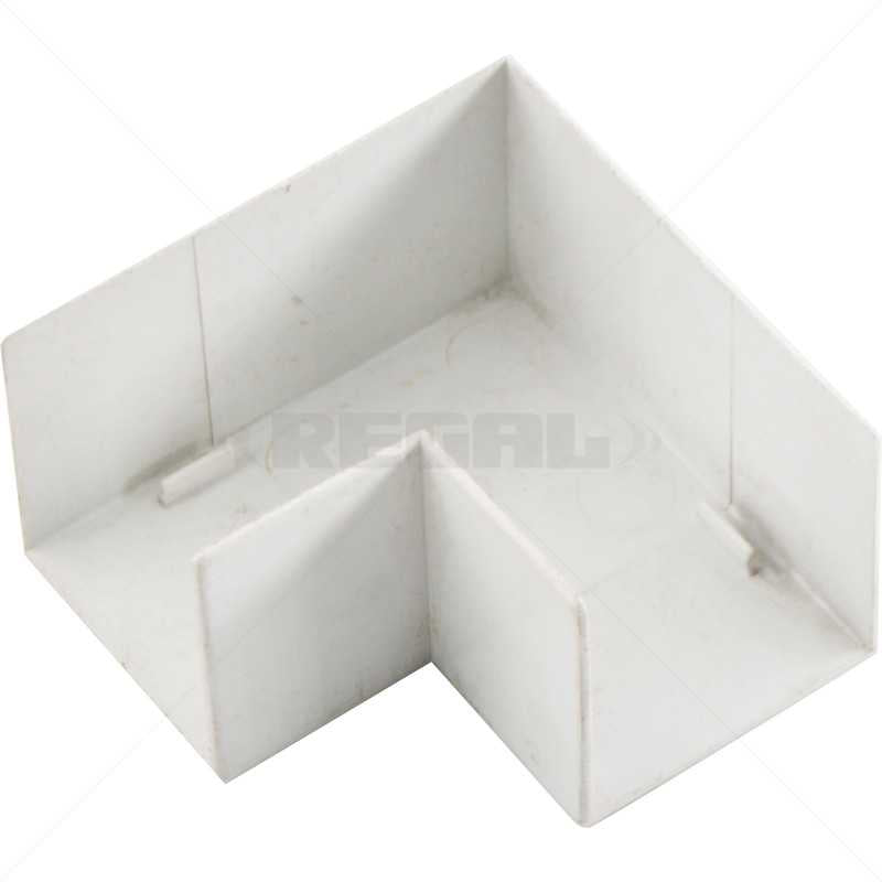 Trunking PVC - 40 x 40 Flat Angle - White