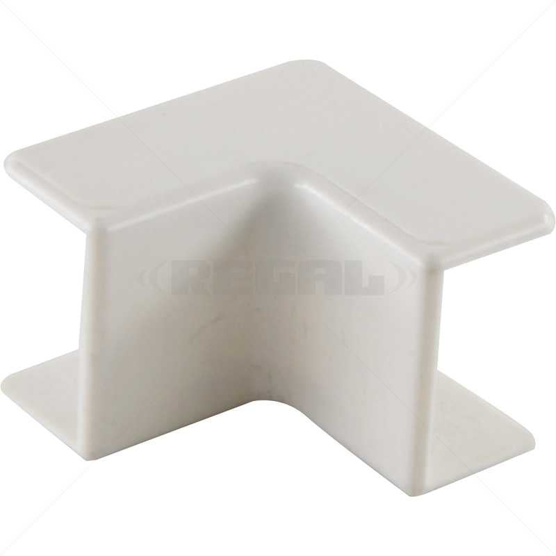 Trunking PVC - 40 x 40 Internal Corner - White