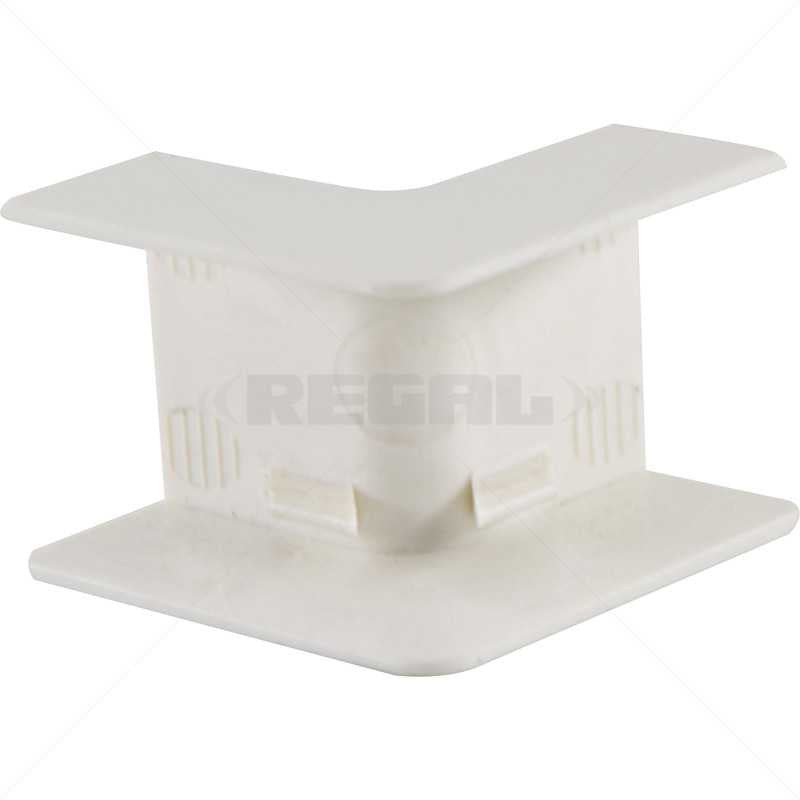 Trunking PVC - 40 x 40 Internal Corner - White