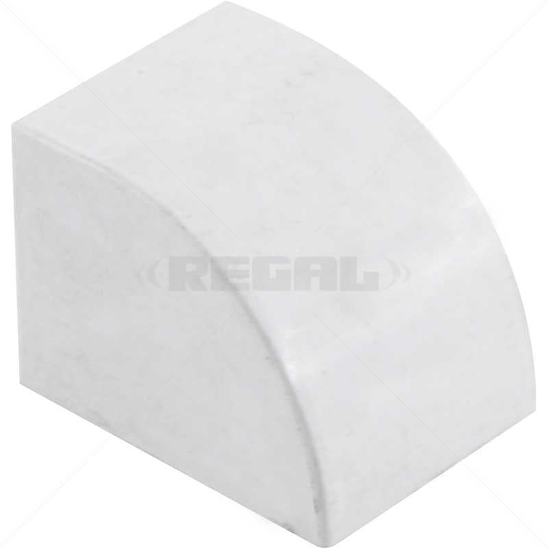 Trunking PVC - 40 x 40 Terminal End - White