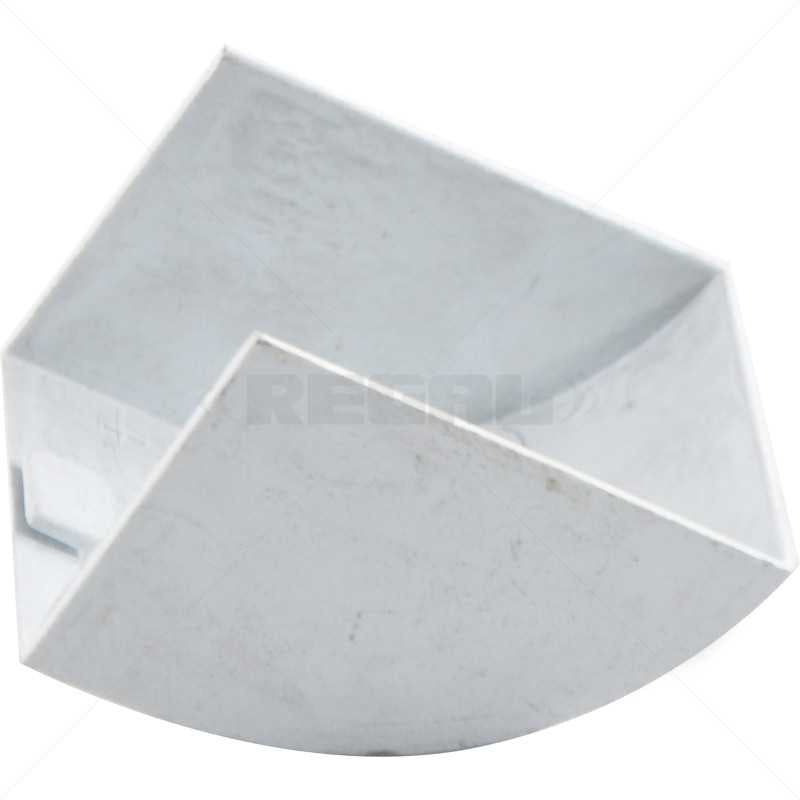 Trunking PVC - 40 x 40 Terminal End - White