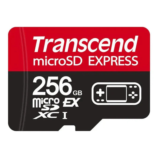 TRANSCEND 256 GB microSD Express Card; PCIe Gen 3 Read up to 900MB/S Write up to 780 MB/s UHS-I U3 V30 A1