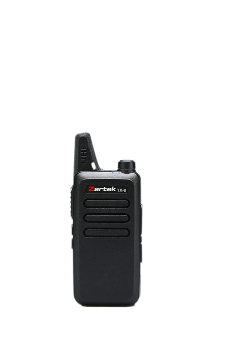 TX-8 Single Two-Way Radio UHF Handheld Transceiver with Cradle Charger