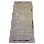Standard Body Bag 120 Micron White with Centre Zip 2000x1000mm