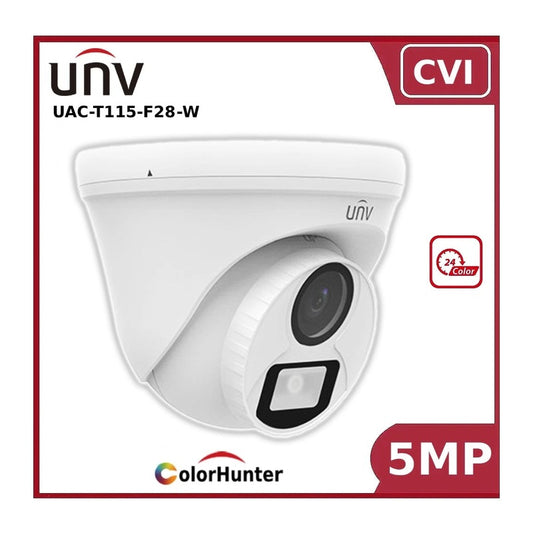 Uniview - 5MP Economic Full-Color Turret Analog Camera