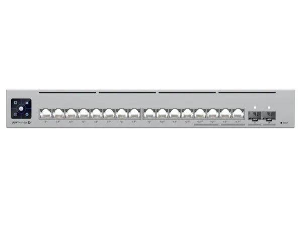 Ubiquiti UniFi Pro Max Switch 16 with 12 PoE 4x 2.5Gbps PoE++ 180W | USW-Pro-Max-16-PoE Guards On Duty Security