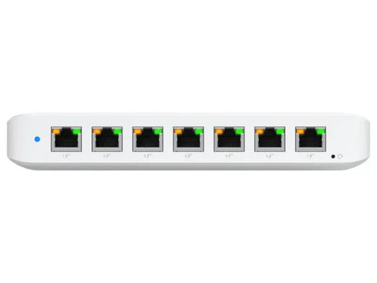 Ubiquiti UniFi Switch Ultra 8 Port Gigabit 1PoE Input 7 PoE Out | USW-Ultra Guards On Duty Security