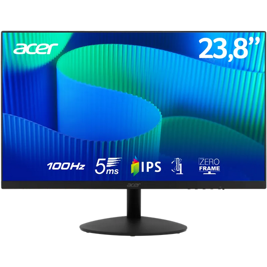 Acer 23.8in FHD LED Monitor E241Y - S/R Stand -Black - Guards On Duty Shop & Security Guards