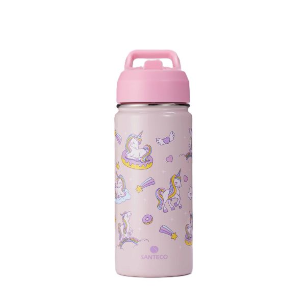 Santeco Aosta Kids Stainless Steel Vacuum Tumbler Unicorn 500ml