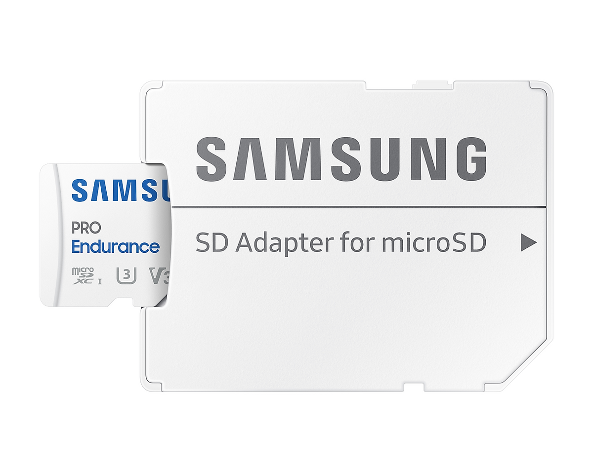 Samsung MB-MJ128KA PRO Endurance microSDXC 128GB Memory Card; Read : up to 100MB/s Write : 40MB/s* Read/Write speed with UHS-I (