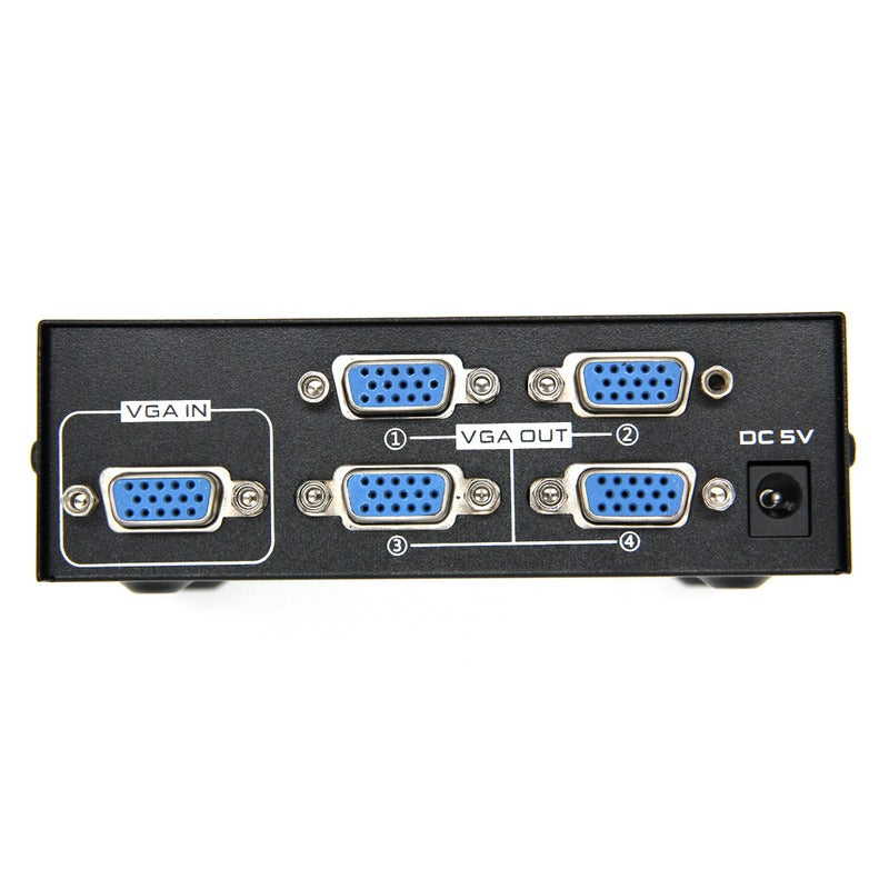 Vga 4 Way Splitter - 1 in 4 Out (vga-104a)
