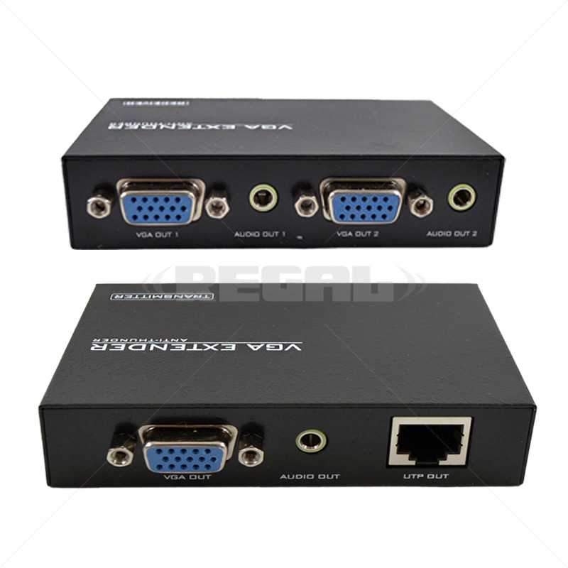VGA Extender with Audio via CAT5e/6 Cable up to 100m