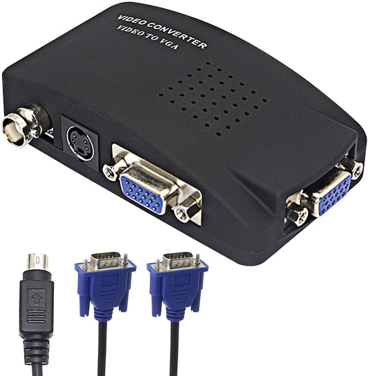 AV TO VGA COVERTER WITH POWER ADAPTOR - Guards On Duty Shop & Security Guards