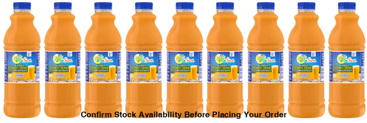 Vita Sun 9 X 1Lt Peach Apricot 8% Blended Fruit Drink Concentrate 1 Liter (Sold 9 x 1L Per Case) Vita Sun Fruit Peach