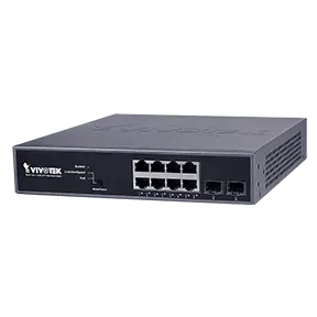 VIVOTEK Managed Websmart 8x Gigabit PoE 2x SFP; 130W