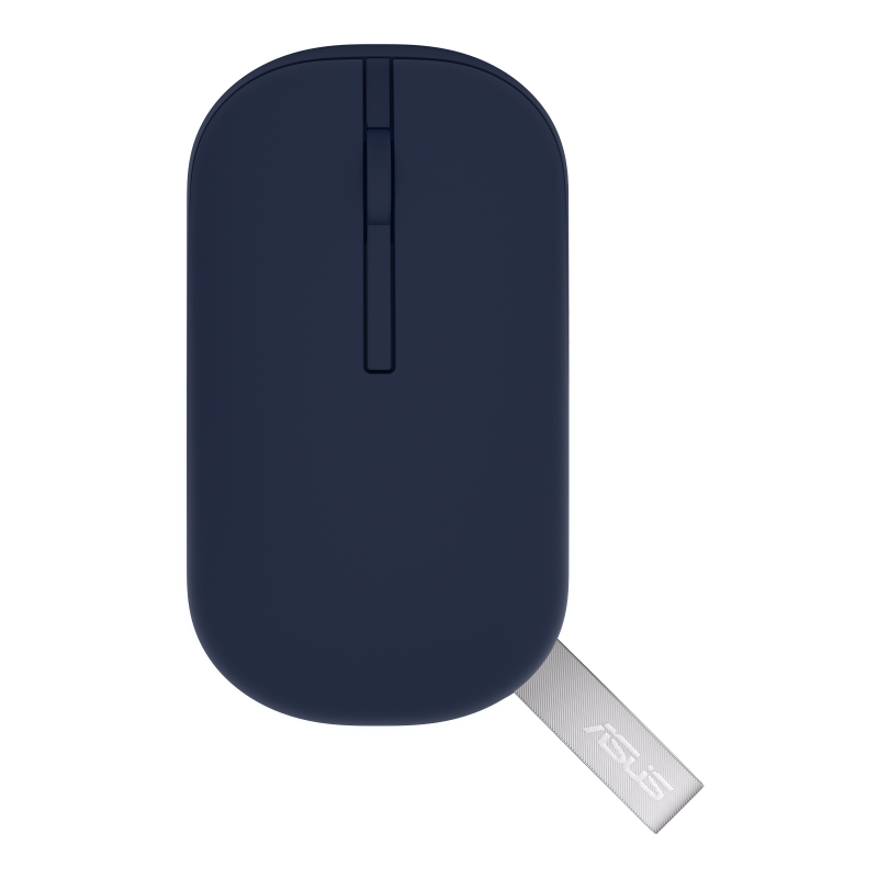 ASUS Mouse|Marshmallow Mouse MD100|Quiet Blue|800 to 1600 DPI|Dual-mode wireless: RF 2.4 GHz (dongle)|Bluetooth