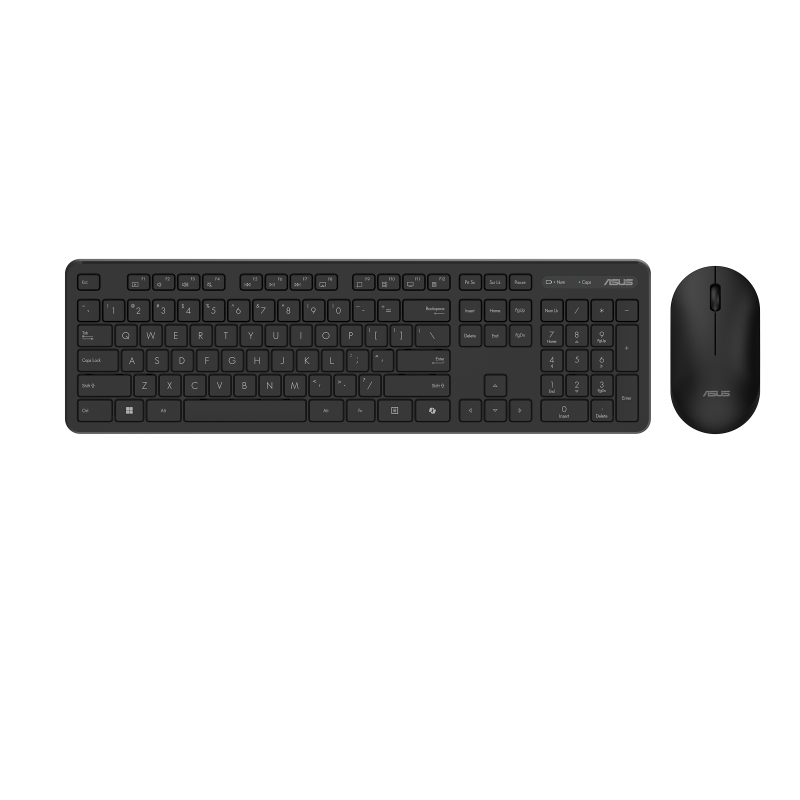 ASUS Keyboard and mouse|Wireless CW100 KB and Mouse|2.4 GHz connectivity|Black