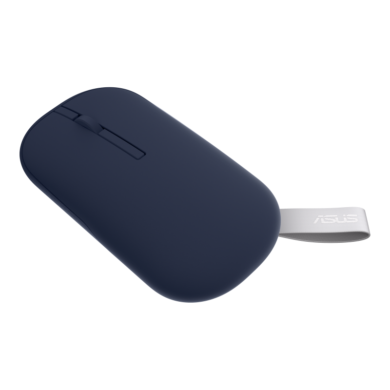 ASUS Mouse|Marshmallow Mouse MD100|Quiet Blue|800 to 1600 DPI|Dual-mode wireless: RF 2.4 GHz (dongle)|Bluetooth