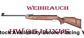 AIR RIFLE WEIHRAUCH HW95 DE LUXE 5.5MM - AIR RIFLE WEIHRAUCH HW95 DE LUXE 5.5MM WITH SIGHTS