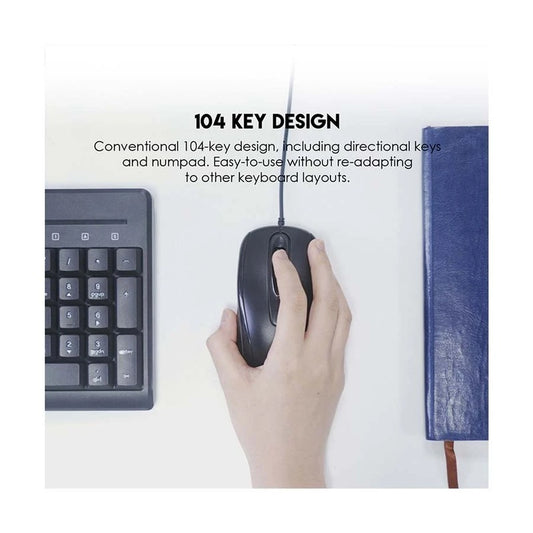 Wired Keyboard & Mouse Combo (d160)