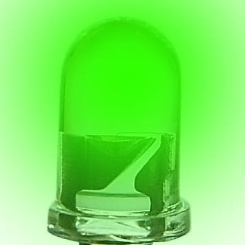 Green LED Super Bright 12VDC