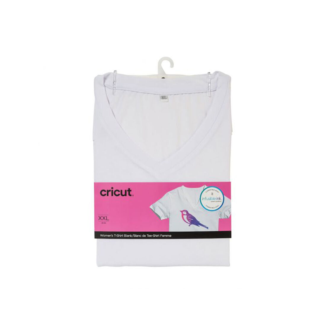 2007910: Cricut Infusible Ink Women's White T-Shirt (XXL)