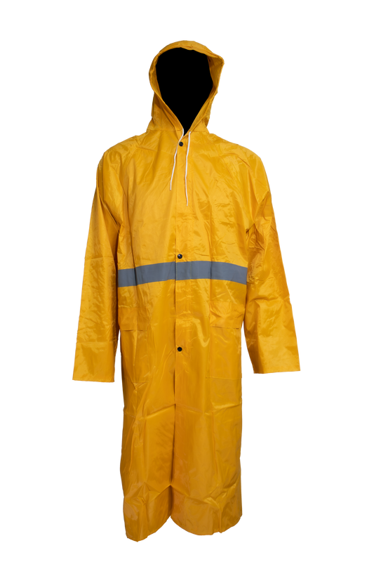 Pinnacle Oxford Rubberised Rain Coat Yellow (M – 3XL) (Pack of 2)