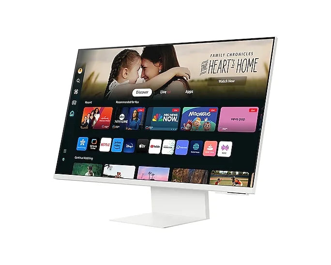 SAMSUNG M80D SMART FLAT 32" DISPLAY VA RESPONSE: 4MS(GTG) AR: 16:09 RESOLUTION: 3840 X 2160 (4K) RR: 60HZ HDMI,USB 2.0 (X2),USB-C,WIFI5,BLUETOOTH (5.2) SPEAKER: YES (10W) POWER SUPPLY: EXTERNAL TILT: YES SWIVEL: YES PIVOT: YES HEIGHT ADJUST: YES VESA: YES - Guards On Duty Shop & Security Guards