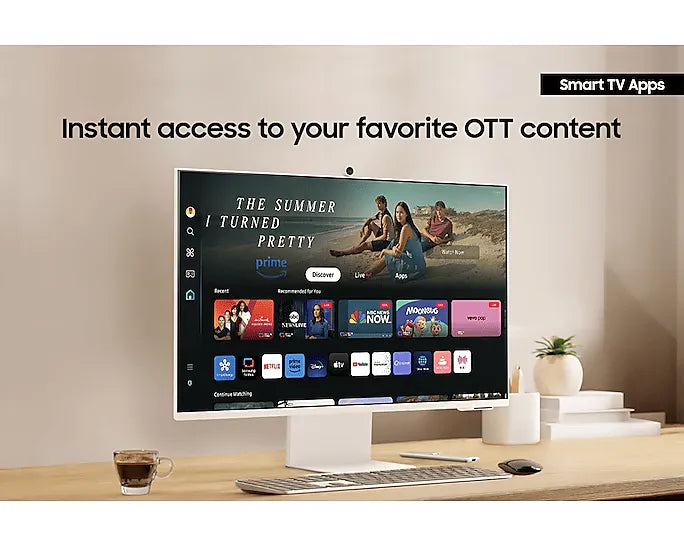 SAMSUNG M80D SMART FLAT 32" DISPLAY VA RESPONSE: 4MS(GTG) AR: 16:09 RESOLUTION: 3840 X 2160 (4K) RR: 60HZ HDMI,USB 2.0 (X2),USB-C,WIFI5,BLUETOOTH (5.2) SPEAKER: YES (10W) POWER SUPPLY: EXTERNAL TILT: YES SWIVEL: YES PIVOT: YES HEIGHT ADJUST: YES VESA: YES - Guards On Duty Shop & Security Guards