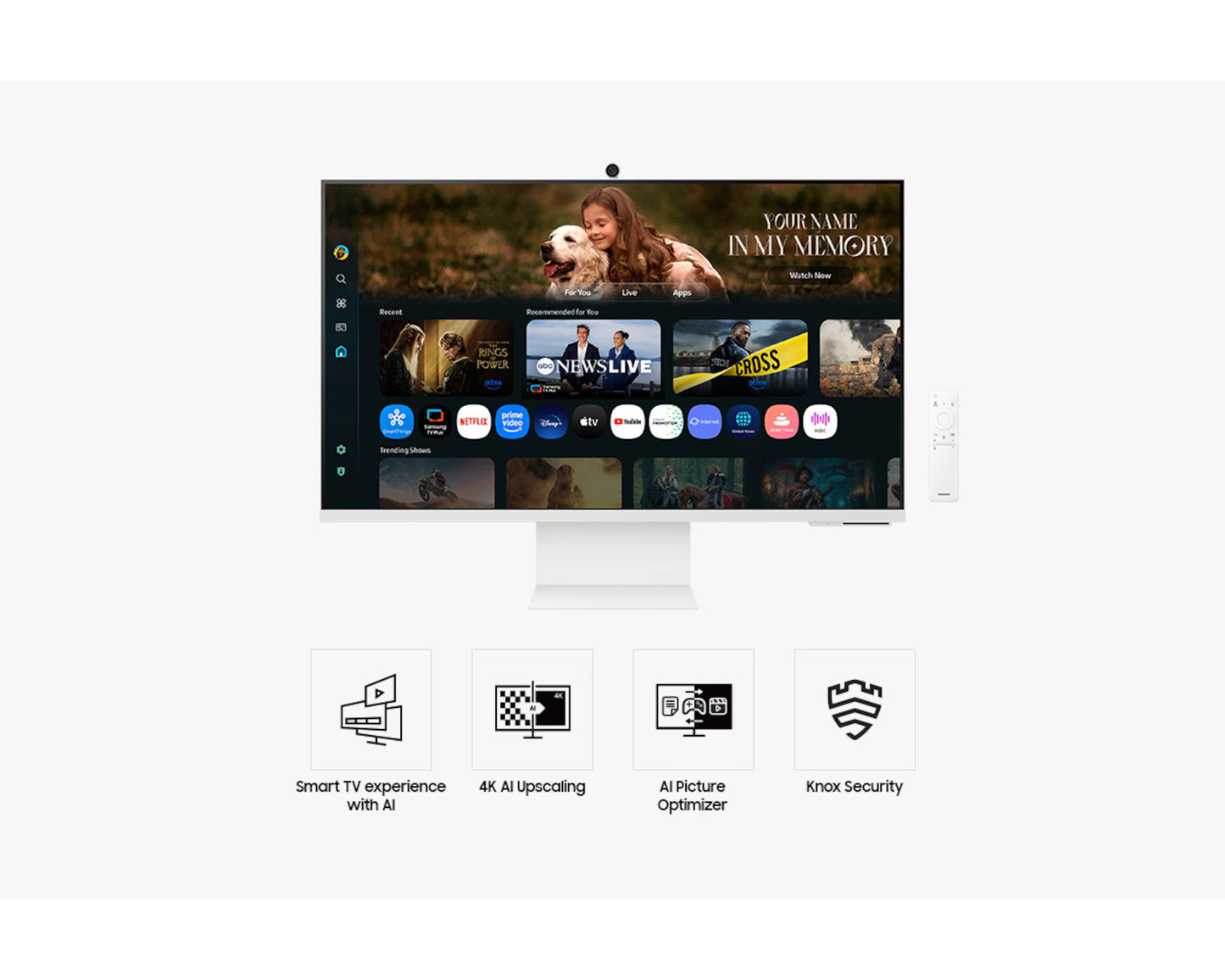 Samsung M80F Smart Flat Borderless 32in UHD Monitor - Guards On Duty Shop & Security Guards