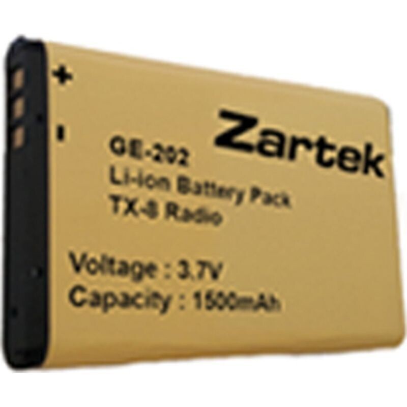 Zartek Tx-8 Spare Li-Ion Battery Pack 3.7V 1500Mah - Guards On Duty Shop & Security Guards